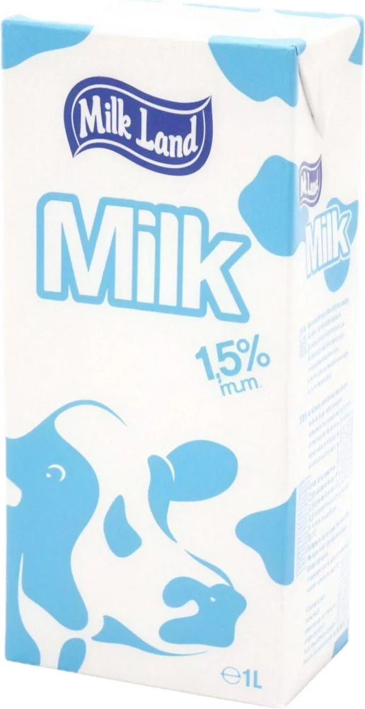 Milkland Milk Land Milk 1,5 posto, pakovanje 1 L